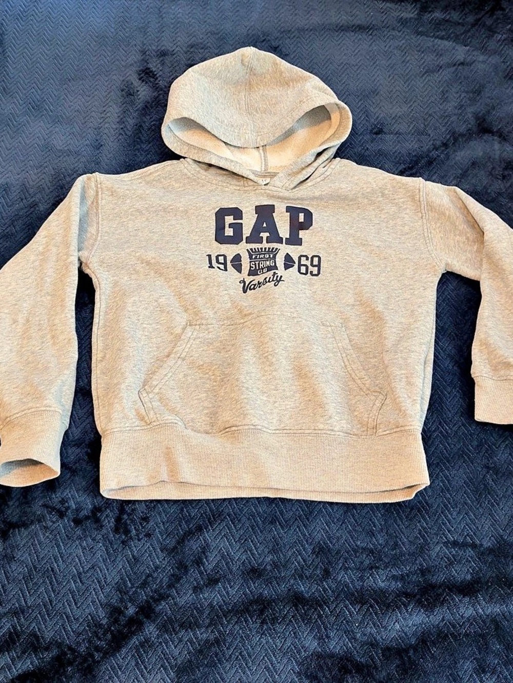 GAP Boys Small Gray Varsity Hoodie
